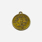 Zodiac Sign Moon Pendant - Bronze