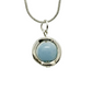 Aquamarine Gemstone Spinner Necklace