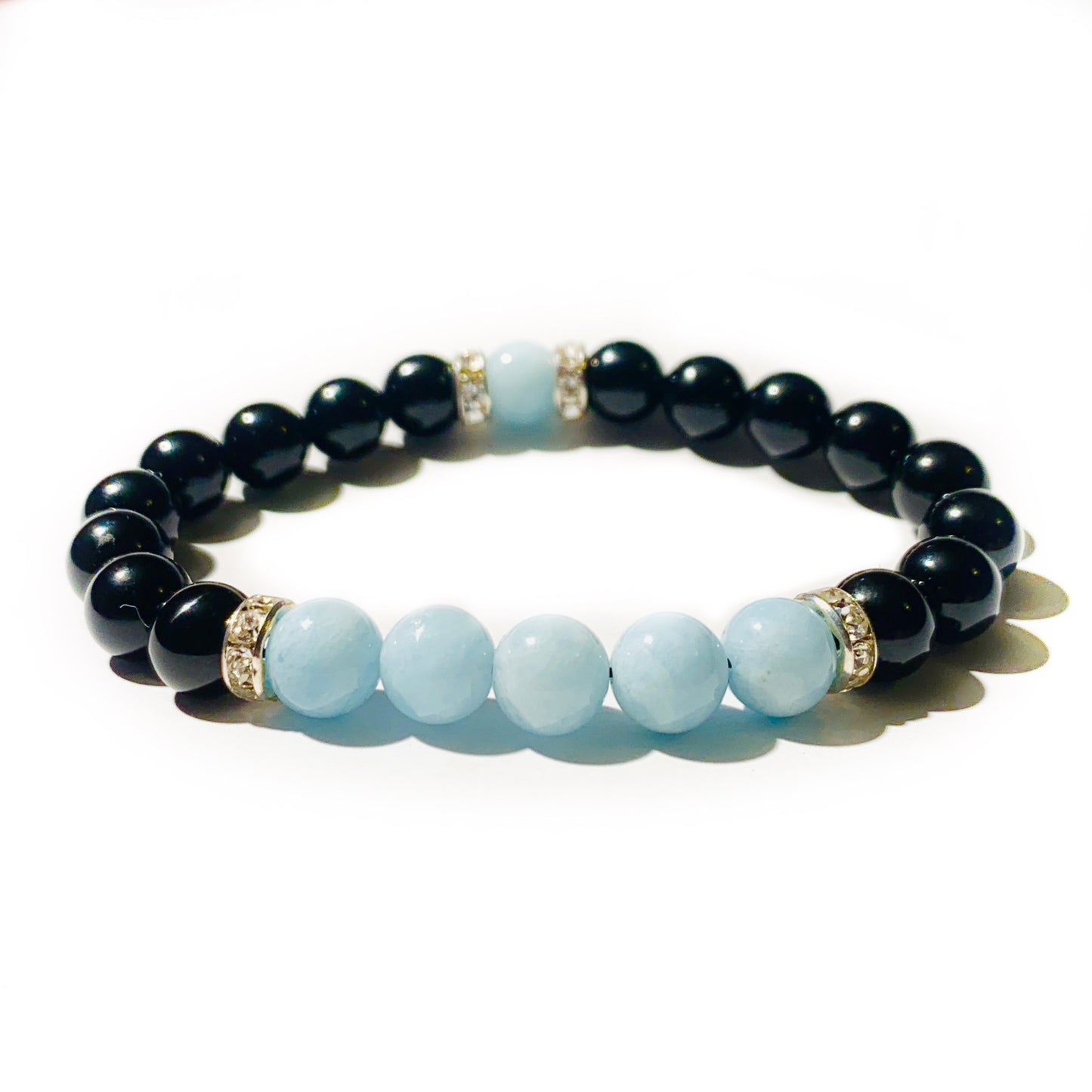 Aquamarine Beaded Bracelet