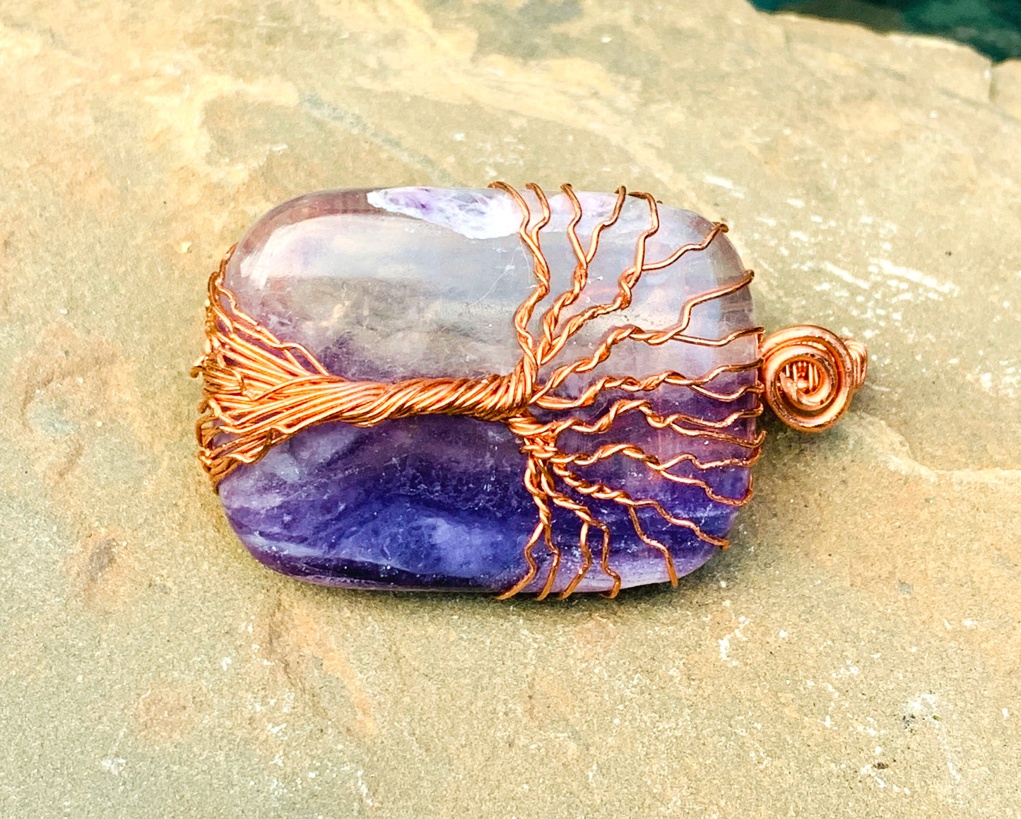 Copper Tree Fluorite - Square