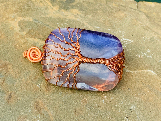 Copper Tree Fluorite - Square