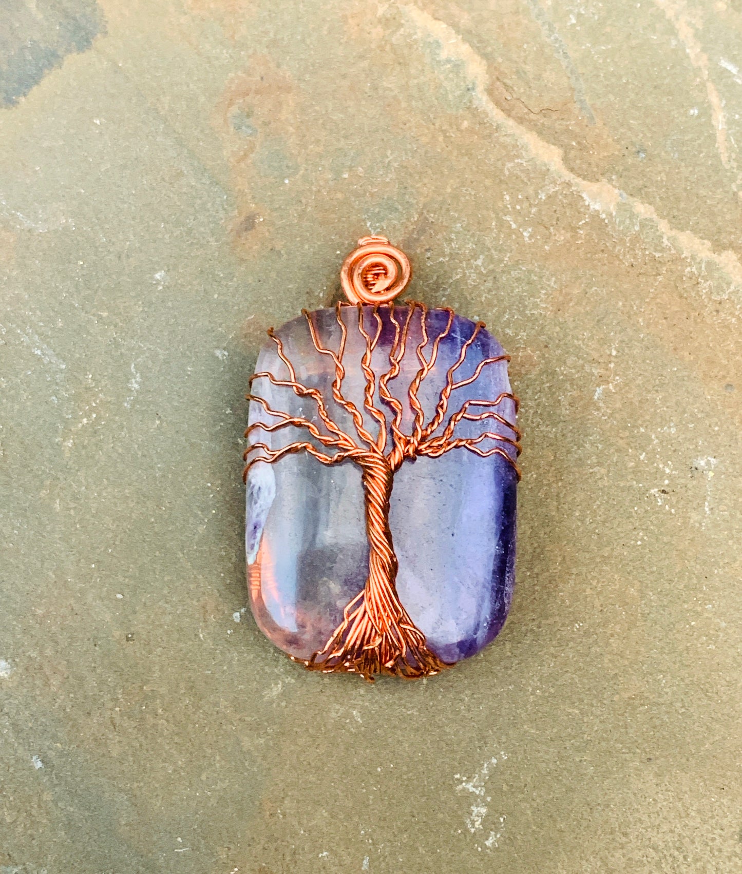 Copper Tree Fluorite - Square