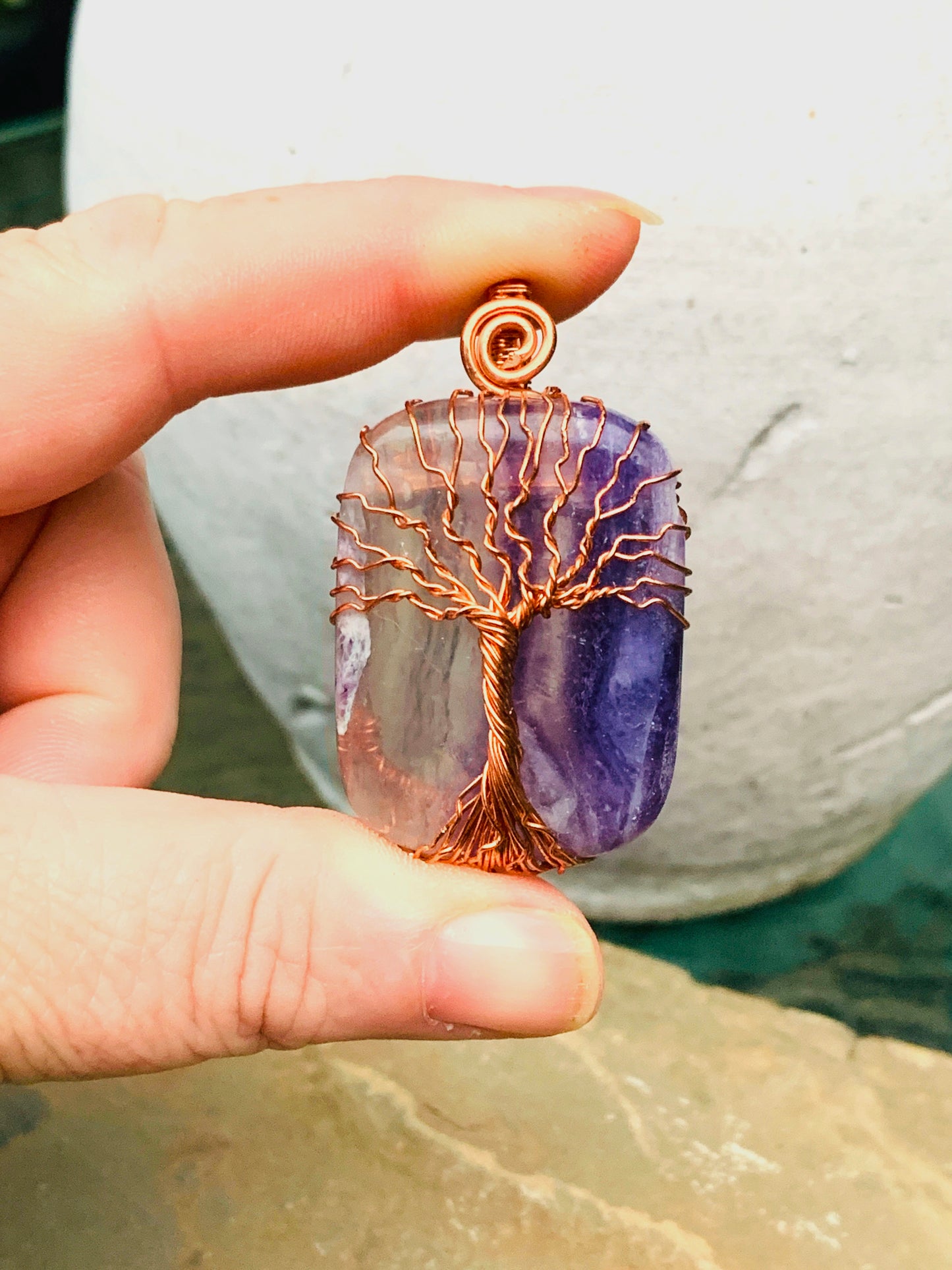 Copper Tree Fluorite - Square