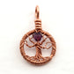 Delicate Amethyst Crystal Tree of Life Pendant ~ February Birthstone