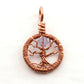Delicate Alexandrite Crystal Tree of Life Pendant ~ June Birthstone