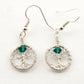 Tree of Life Earrings ~ Birthstone Jewelry