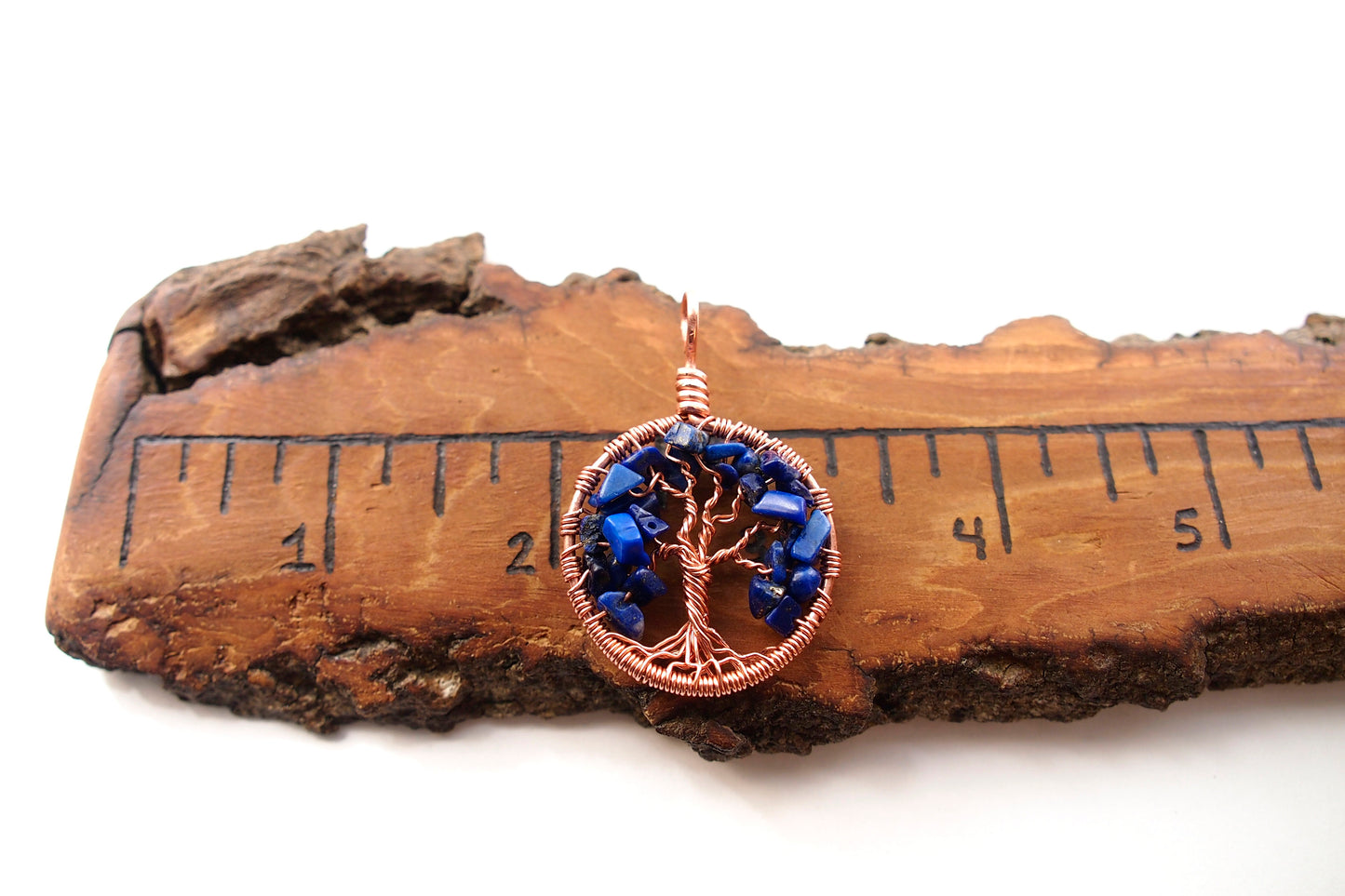 Lapis Tree of Life Pendant