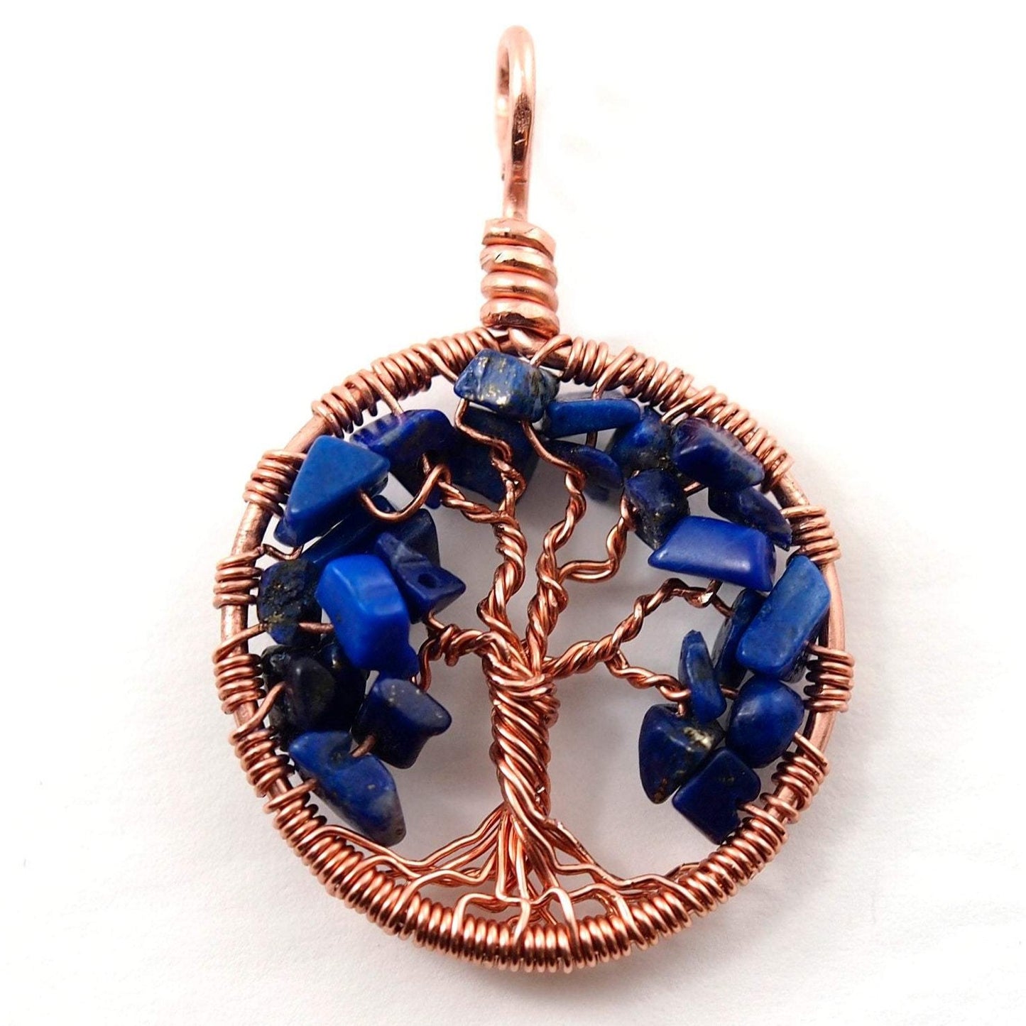 Lapis Tree of Life Pendant