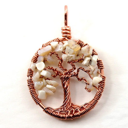 Opal Tree of Life Pendant