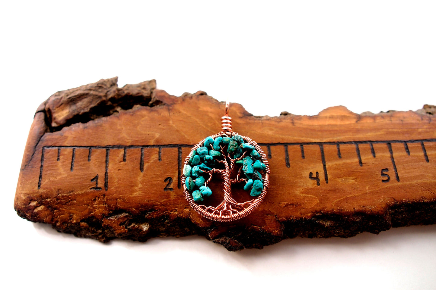 Turquoise Tree of Life Pendant