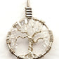 Crystal Tree of Life Pendant ~ April Birthstone