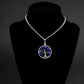Lapis Tree of Life Pendant