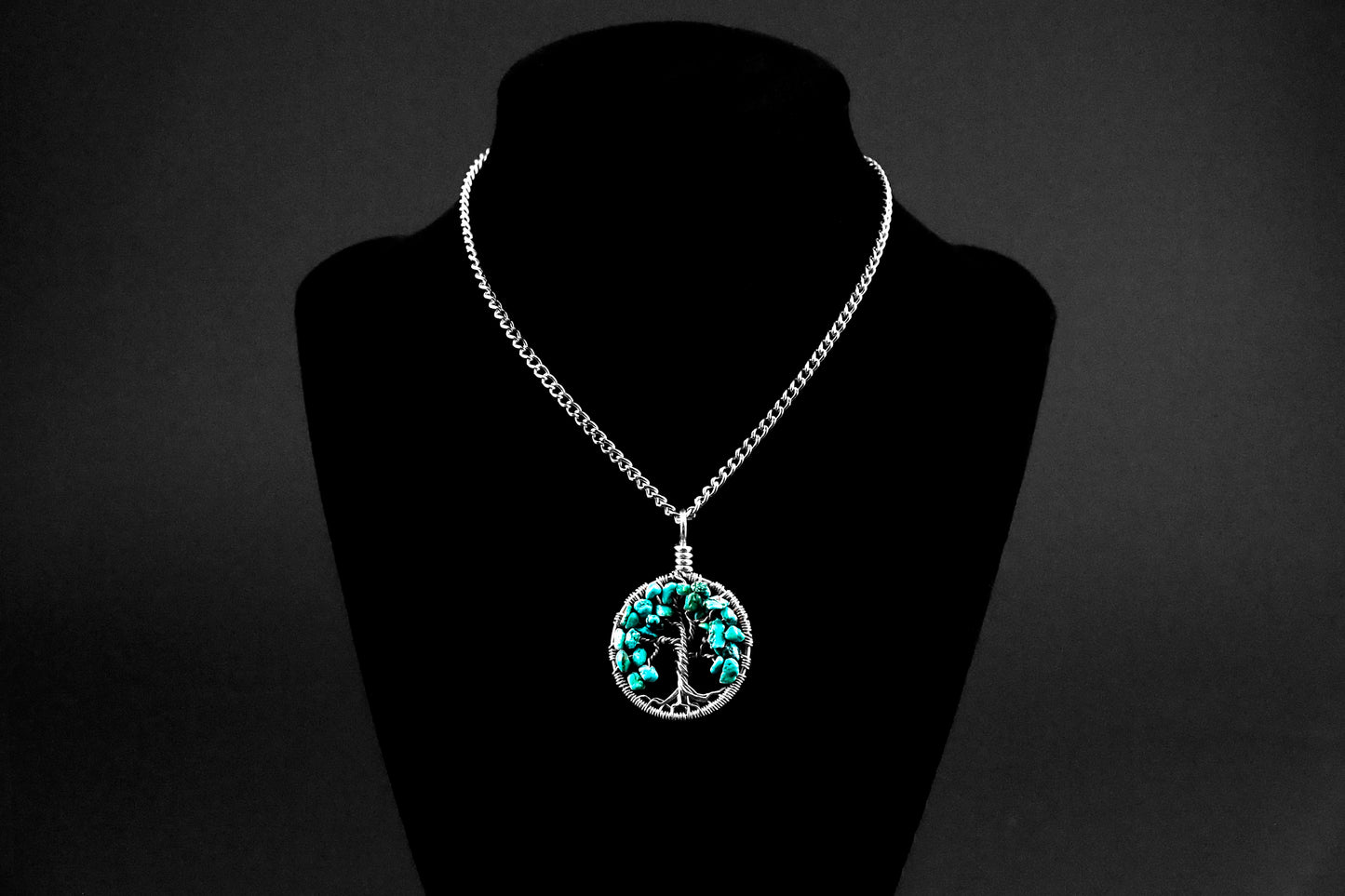 Turquoise Tree of Life Pendant