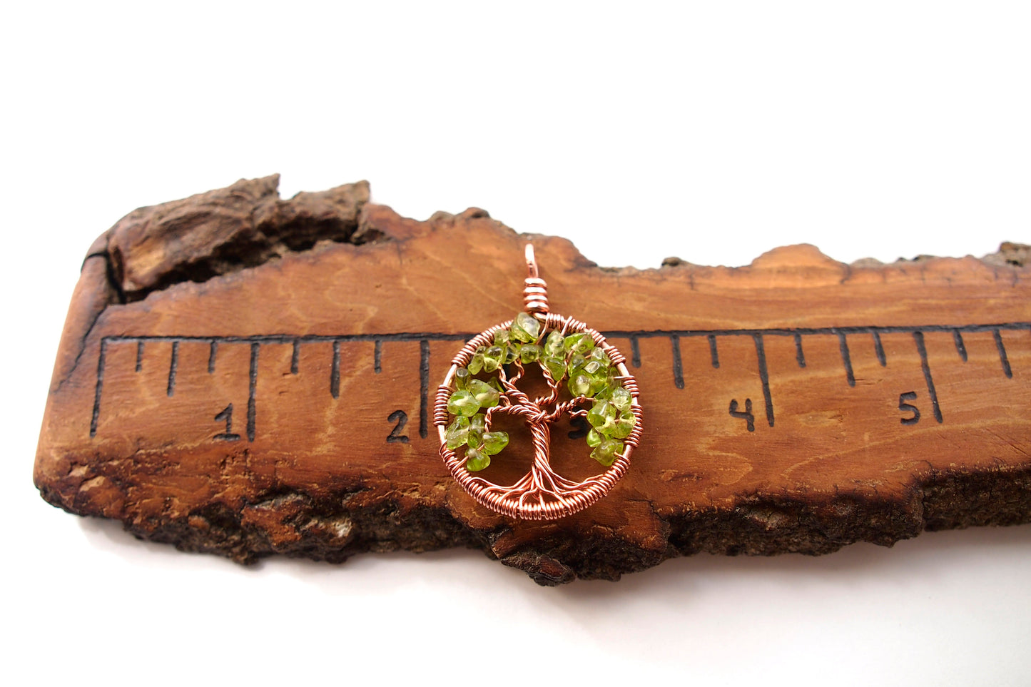 Peridot Tree of Life Pendant