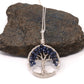 Sapphire Tree of Life Pendant