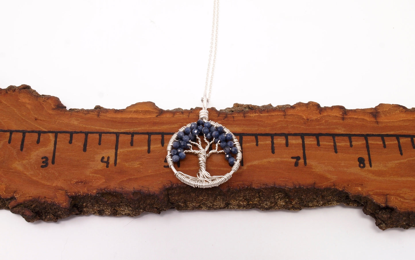 Sapphire Tree of Life Pendant