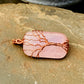Rose Quartz Tree of Life Pendant in Copper
