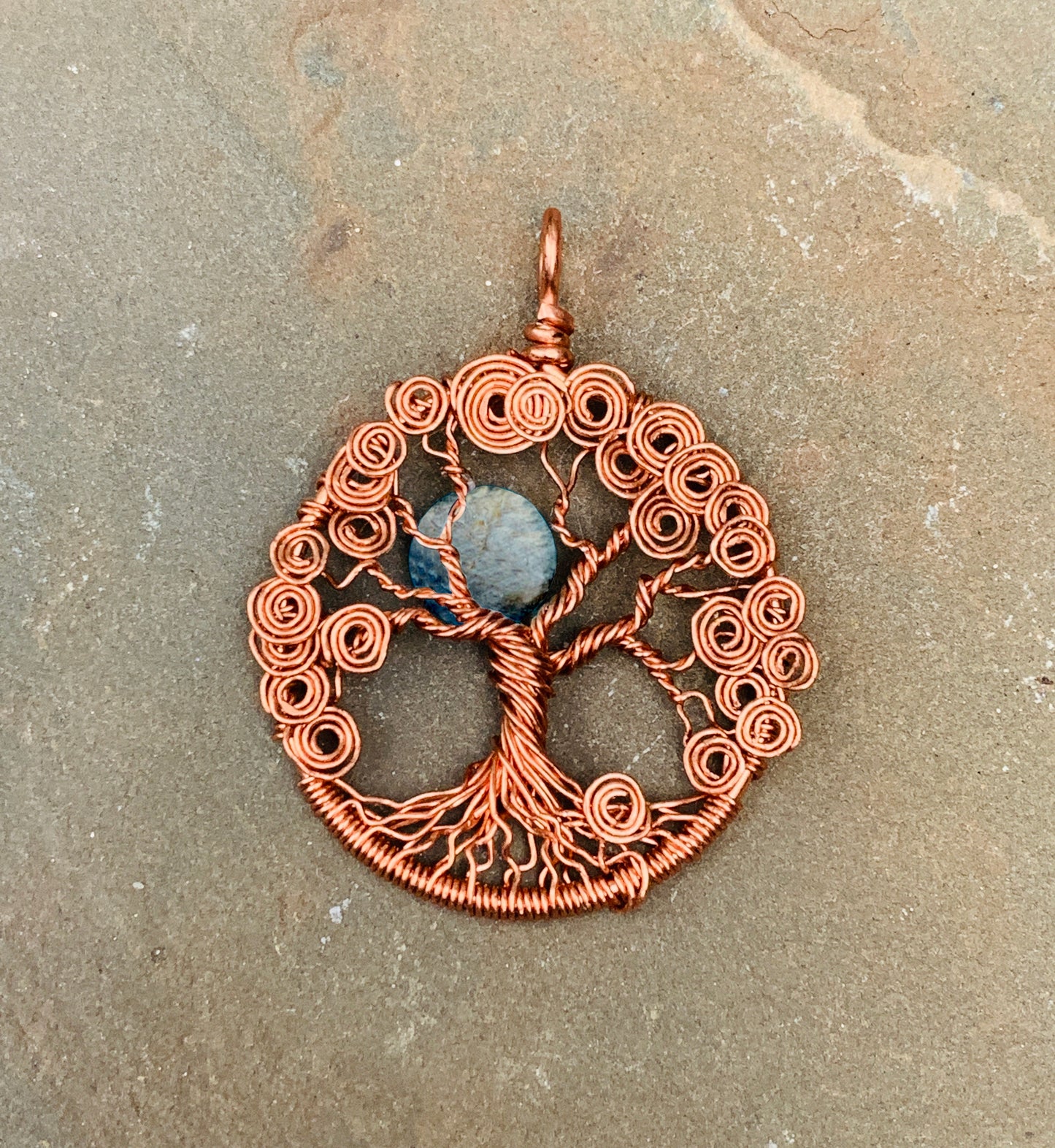 Spiral Tree of Life in Copper