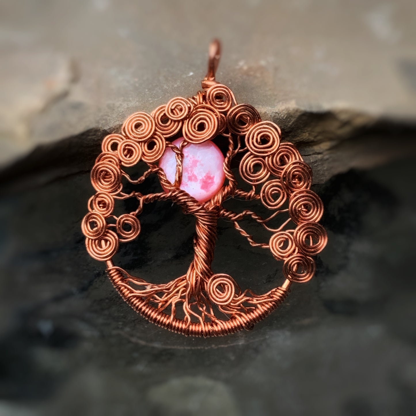 Spiral Tree of Life in Copper